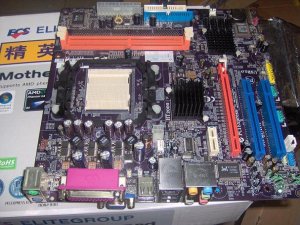 Ecs 690G-M2 AM2 motherboard 512MB video card